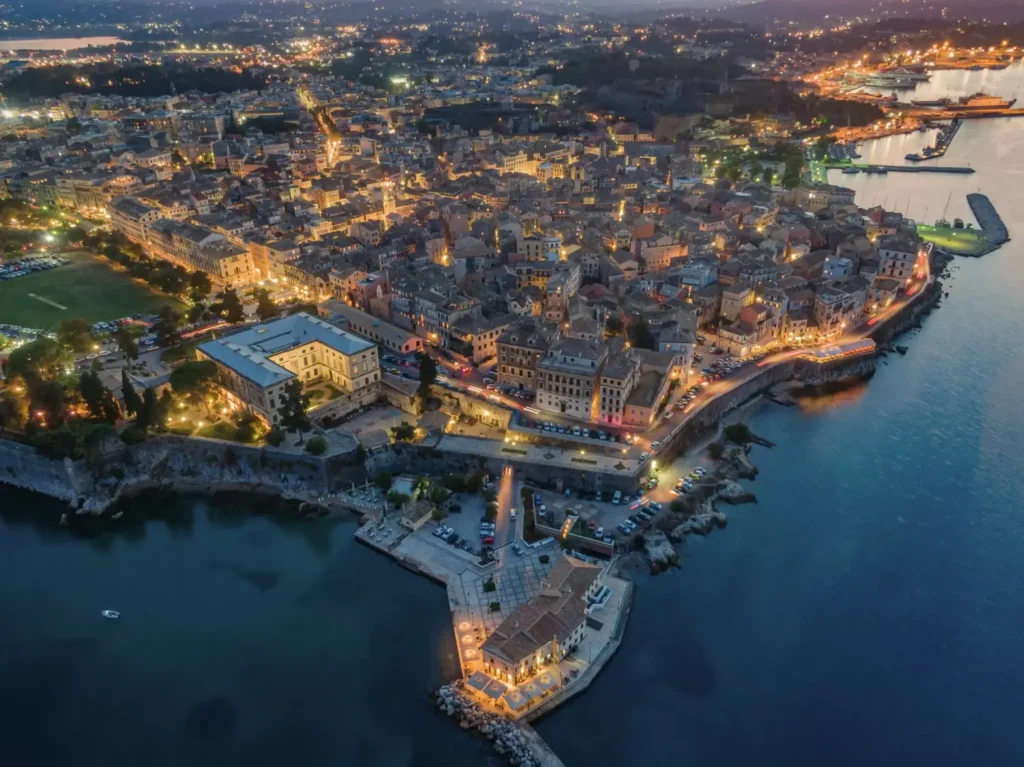 Corfu town